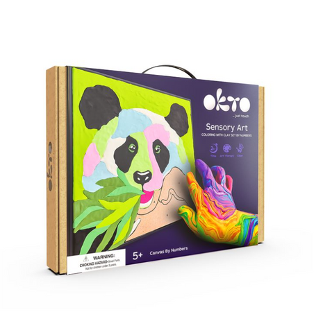 Okto – Sensory Art Colora con i Numeri 30 x 30 cm Panda