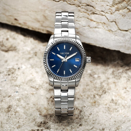 Orologio SECTOR donna 240 datario acciaio / blu