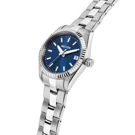 Orologio SECTOR donna 240 datario acciaio / blu