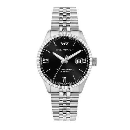 Orologio PHILIP WATCH uomo Caribe datario acciaio / nero