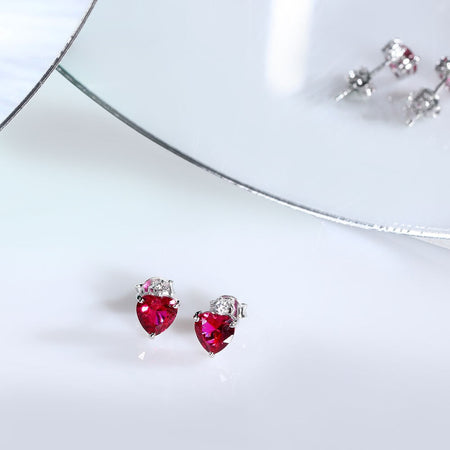 Orecchini MORELLATO donna Tesori arg. 925 - cuore rosso