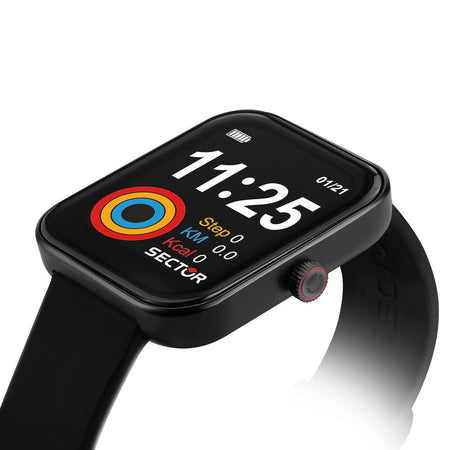 Smartwatch SECTOR S-03 gomma nero con cuffie