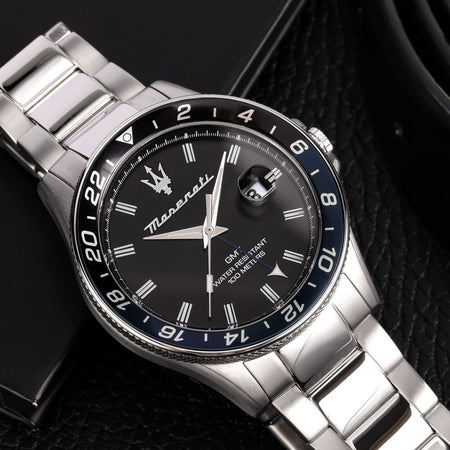 Orologio Maserati Uomo SFIDA GMT Limited Edition Acciaio Blu