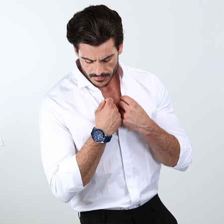 Orologio SECTOR 230 Cronografo Uomo – Gomma e Quadrante Blu