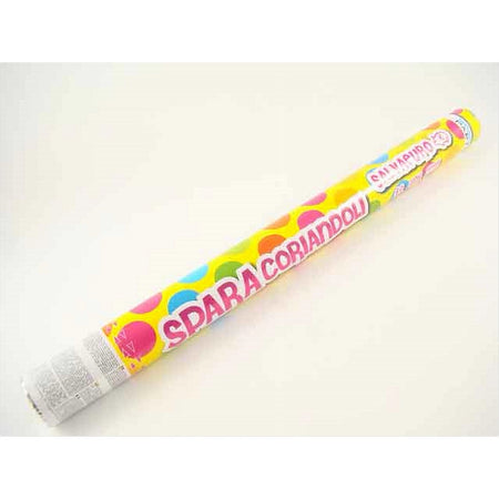 Tubo Sparacoriandoli 100cm Salvaeuro Con Carta Multicolor Per Party Feste 856042