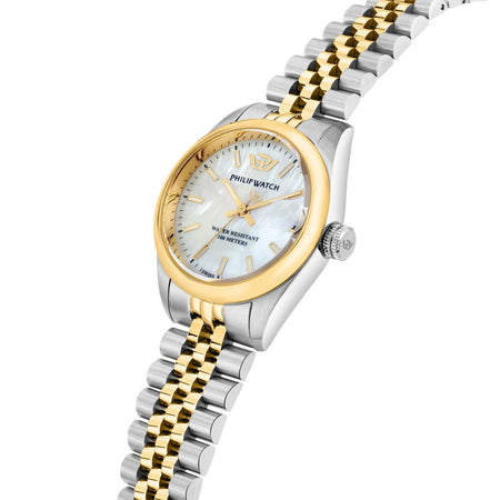 Orologio PHILIP WATCH donna Caribe data bicolore / madreperla