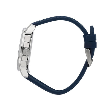 Orologio MASERATI uomo Successo gomma blu / silver