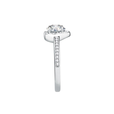 Anello MORELLATO donna Tesori argento 925 / cristallo bianco