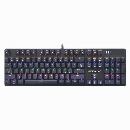 Tastiera Gaming Meccanica Layout Italiano Retroilluminato Led Rgb Filo Ek-rgb04