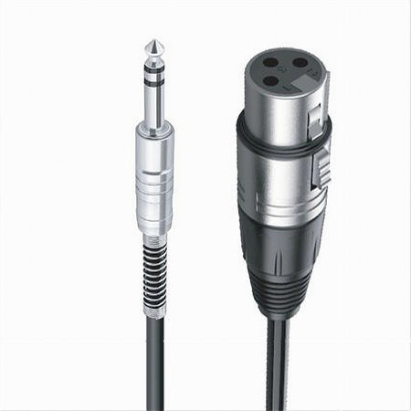 Cavo Jack 6.5 Mm A Xlr Femmina Audio Prolunga Per Microfono Da 1.8 Metri Jxlr-05
