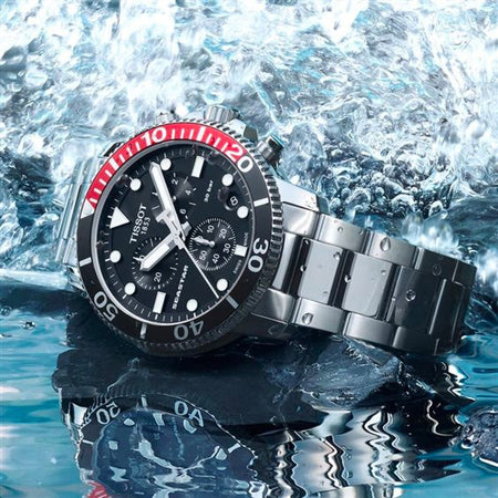 Tissot Seastar 1000 – Orologio Uomo Acciaio Crono Sub (T1204171105101)