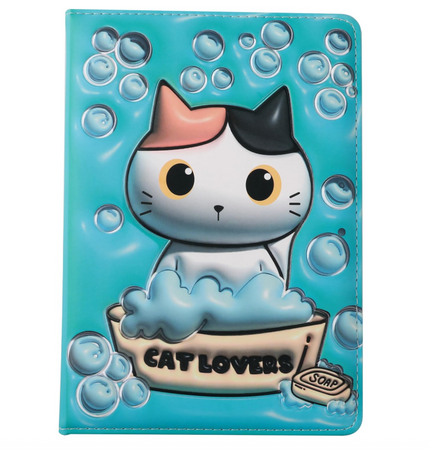 NOTEBOOK A5 ITOTAL 3D SQUISHY GATTO ARANCIONE