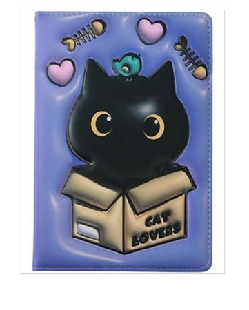 ITOTAL - NOTEBOOK A5 ITOTAL 3D SQUISHY GATTO NERO