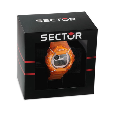 Sector EX-05 – Orologio Uomo Digitale Arancione Trasparente (R3251526002)