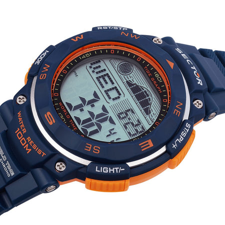 Sector EX-35 – Orologio Digitale Blu Arancione Uomo (R3251534001)