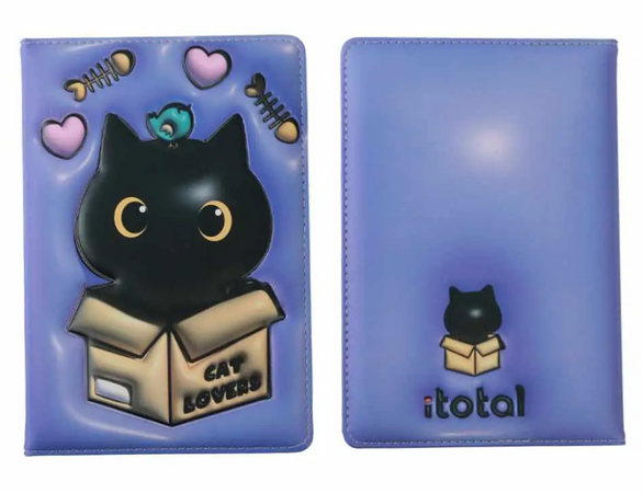 ITOTAL - NOTEBOOK A5 ITOTAL 3D SQUISHY GATTO NERO