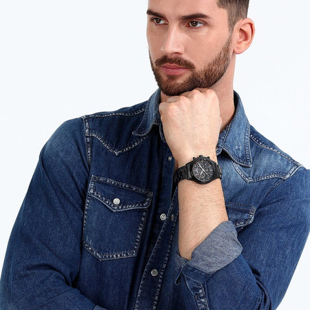 Sector 670 – Orologio Uomo Acciaio Nero Multifunzionale (R3273740005)