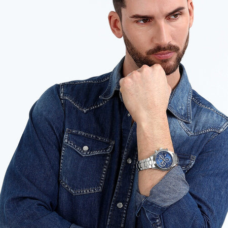 Sector 670 – Orologio Uomo Acciaio Quadrante Blu (R3273740006)