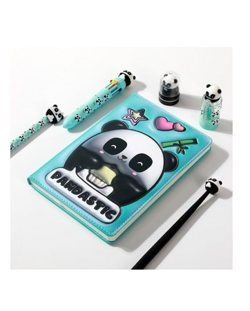 ITOTAL- NOTEBOOK A5 ITOTAL 3D SQUISHY PANDA