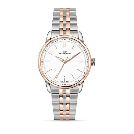 Philip Watch Anniversary – Orologio Uomo Acciaio Bicolor Rosa (R8253150041)