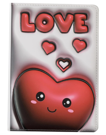 ITOTAL - NOTEBOOK A5 ITOTAL 3D SQUISHY CUORE