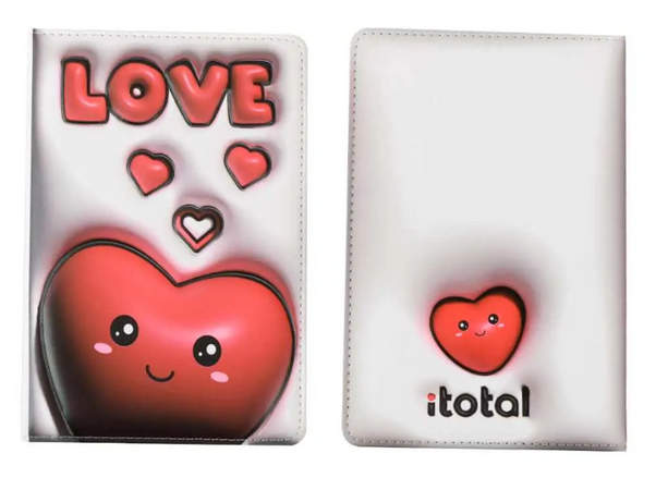 ITOTAL - NOTEBOOK A5 ITOTAL 3D SQUISHY CUORE