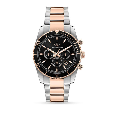 Lucien Rochat Léman – Orologio Uomo Acciaio Oro Rosa (R0473617006)