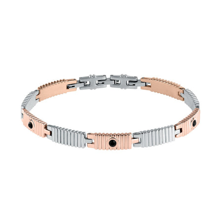 Morellato Urban – Bracciale Uomo Acciaio Silver Rose Gold (SABH30)