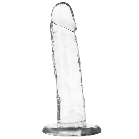 Dildo crystal trasparente a ventosa in Jelly XRay Clear 18cm