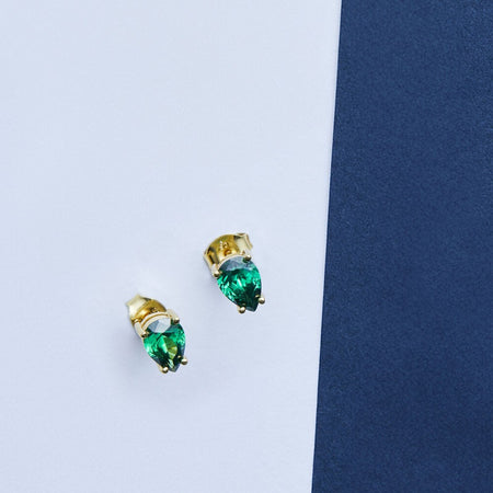 Morellato Tesori – Orecchini Goccia Verdi in Argento Dorato (SAIW197)