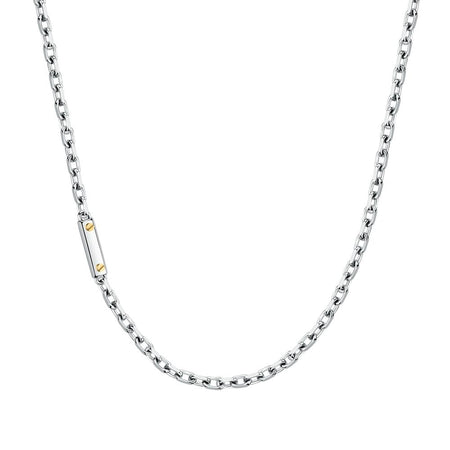 Collana Uomo Morellato Acciaio e Oro 750 (SATM16)