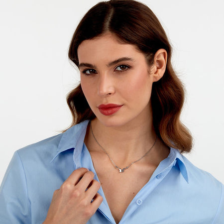 Collana Morellato Donna Farfalla in Acciaio Silver (SAUN31)