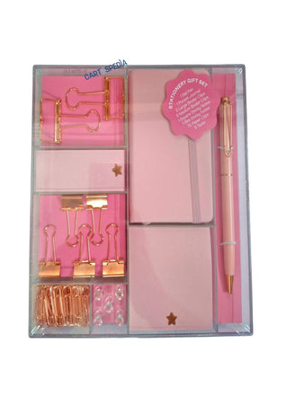 iTotal - Set di Cancelleria Elegante Rosa