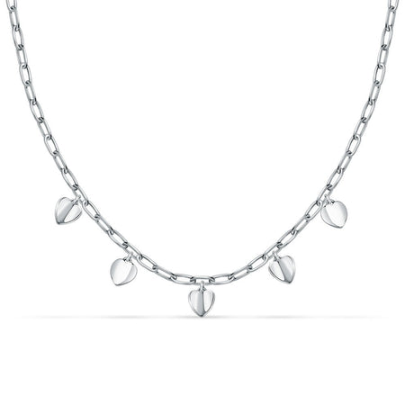 Collana Morellato Cuori Acciaio Silver Donna (SAWW02)