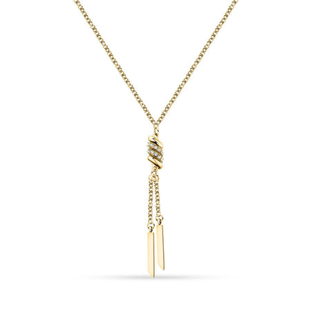 Collana Morellato Dorata con Cristalli Pendenti Donna (SAWZ02)