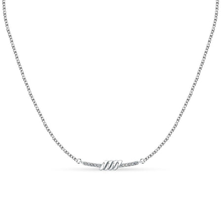 Collana Morellato Argento con Cristallo Centrale Donna (SAWZ04)