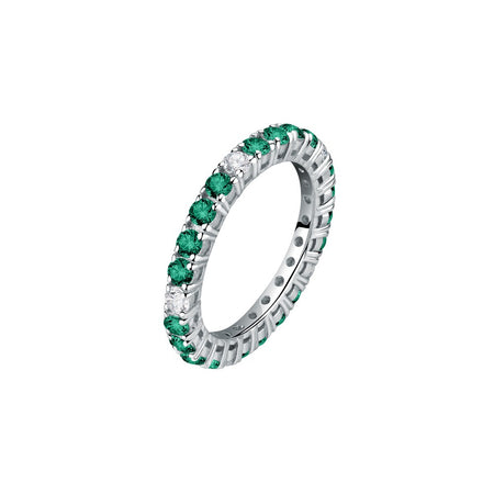 Morellato Tesori – Anello Donna Argento con Zirconi Verdi (SAIW171)