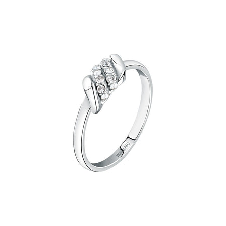 Morellato Torchon – Anello Donna Acciaio con Cristalli (SAWZ14)