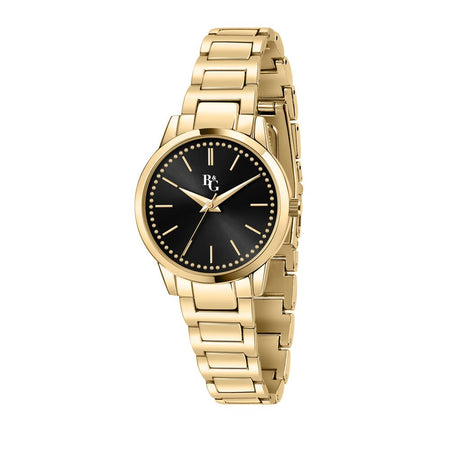 B&G Crystal – Orologio Donna Oro Nero Elegante (R3853303502)