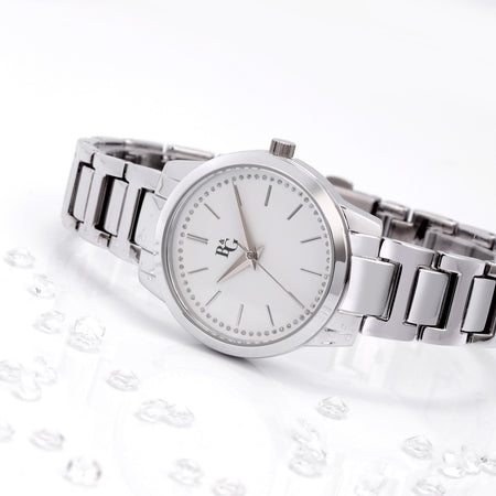 B&G Crystal – Orologio Donna Argento Minimal Chic (R3853303503)