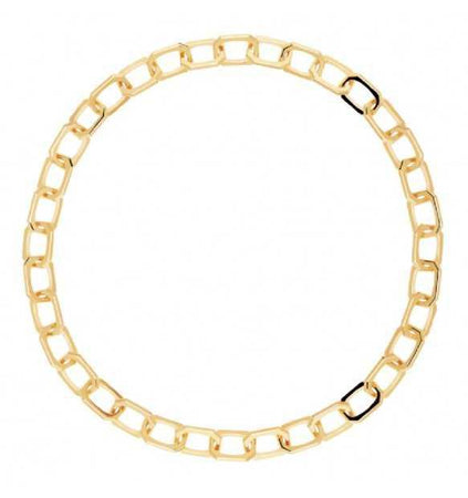 PDPAOLA COLLANA IN ORO LARGE SIGNATURE CHAIN