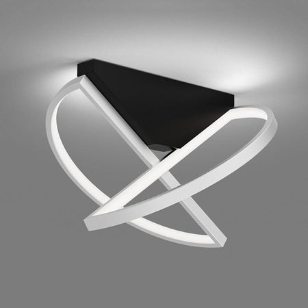 Plafoniera Led 44w Bianco Lampadario Da Soffitto Design Moderno Luce Fredda 50414