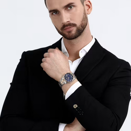 Maserati Attrazione – Orologio Uomo Blu e Rose Gold (R8853151006)