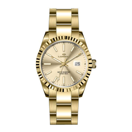 Lorenz Ginevra – Orologio Uomo Acciaio Dorato (28187GG)