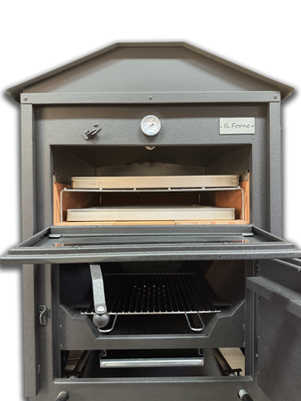 Forno a Legna 81 X103 Mod.Casetta Combustione Separata (81 Larghezza 103 Profondita')