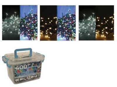 LUCI DI NATALE 400 LED 2 IN 1 PER ESTERNO / INTERNO