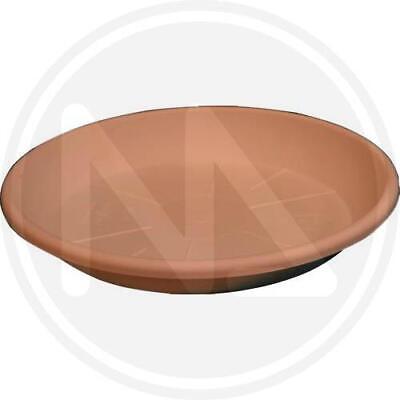 SOTTOVASO TONDO PER VASO FESTONATO TERRACOTTA 75x6,5H cm. 80 cm.