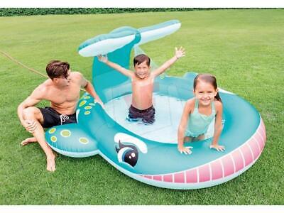 PISCINA GIOCO GONFIABILE BALENA PER BAMBINI INTEX CM. 201x196x91H