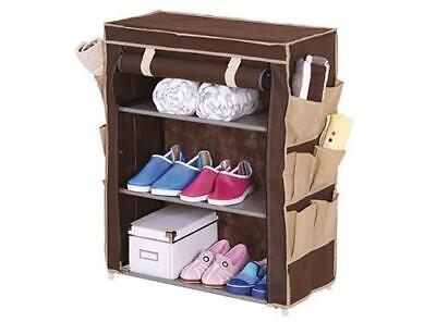 ARMADIO GUARDAROBA SCARPIERA CM.60x30xH80 ARMADI ARREDO CASA CAMPEGGIO