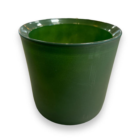 Vaso rotondo "Opak" con bordo svasato, ideale per fiori, Ø 12 x h 12 cm